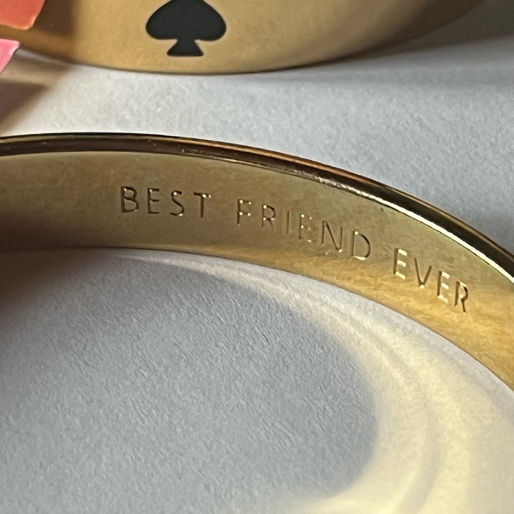 ♠️2 Kate Spade Bangle Bracelets ♠️ Best Friend Ever kate spade jewelry - Picture 7 of 10